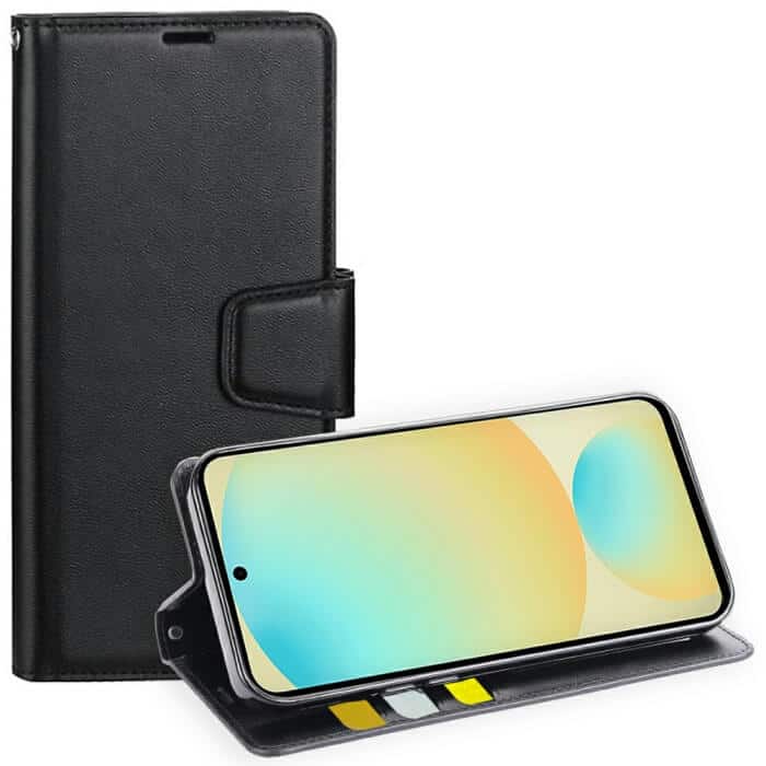 Hanman For Samsung Galaxy Wallet Leather Flip Case Cover