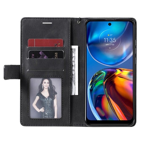 For Motorola Moto SupRShield Wallet Leather Card Holder Flip Protective Shockproof Magnetic Case Cover