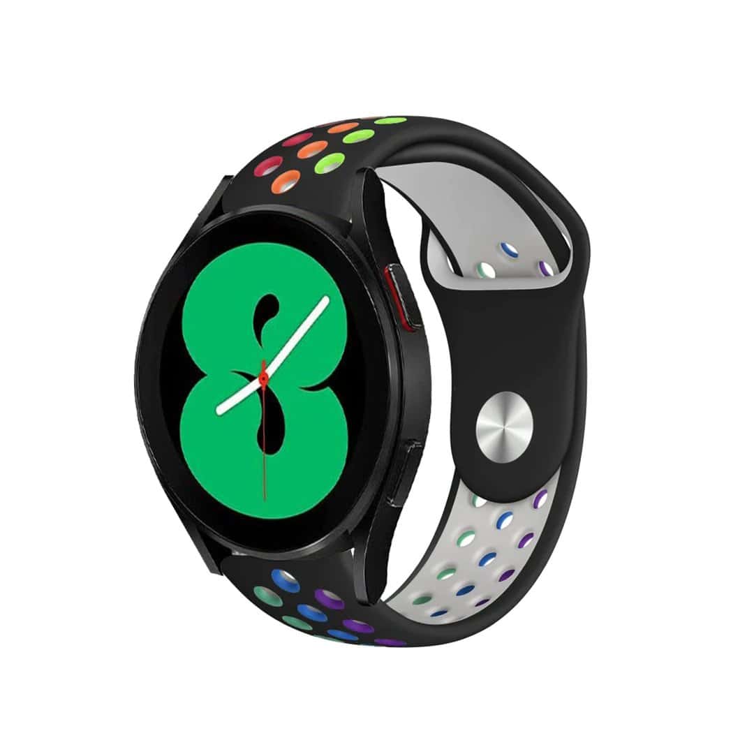 Nike Style For Samsung Galaxy Watch 7 FE 6 5 4 3 Pro Active 2 Gear S2 Silicone Wristband Adjustable Replacement Rubber Watch Band Kit