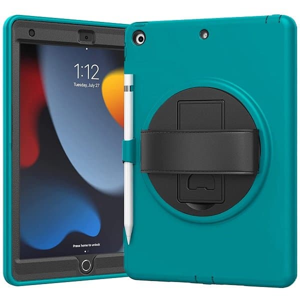 iPad 9th Gen Heavy Duty Case 10.2 2021 Heavy Duty Shockproof Case