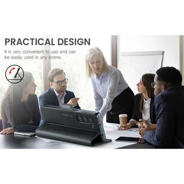 CaseMe For Samsung Galaxy Z Fold 7 6 5 4 Retro PU Leather Wallet Case with RFID Blocking Card Holder and Magnetic Closure Cover