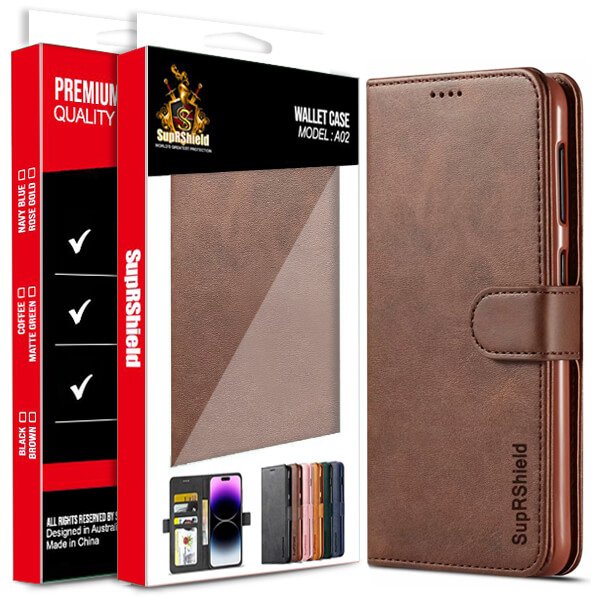 Coffee Wallet Leather Case