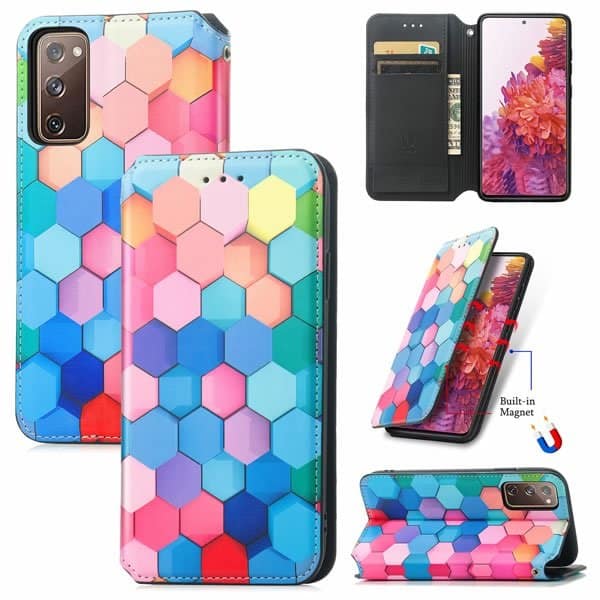 CaseNeo Colored Squares Case For Samsung Galaxy S20 FE 4G /5G