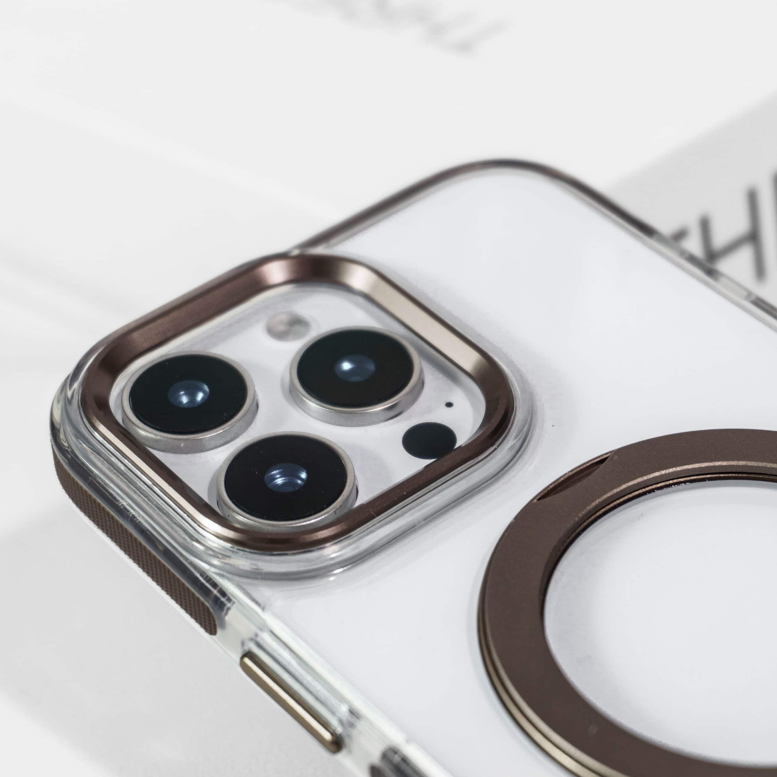 For Apple iPhone MagSafe Magnetic Metal Stand Anti Scratch Camera Protective Case Cover