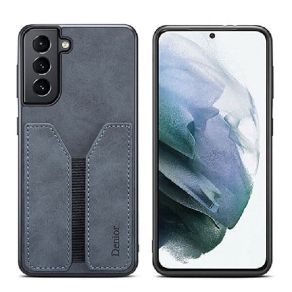 Grey Denior Samsung Galaxy S21 Leather Case