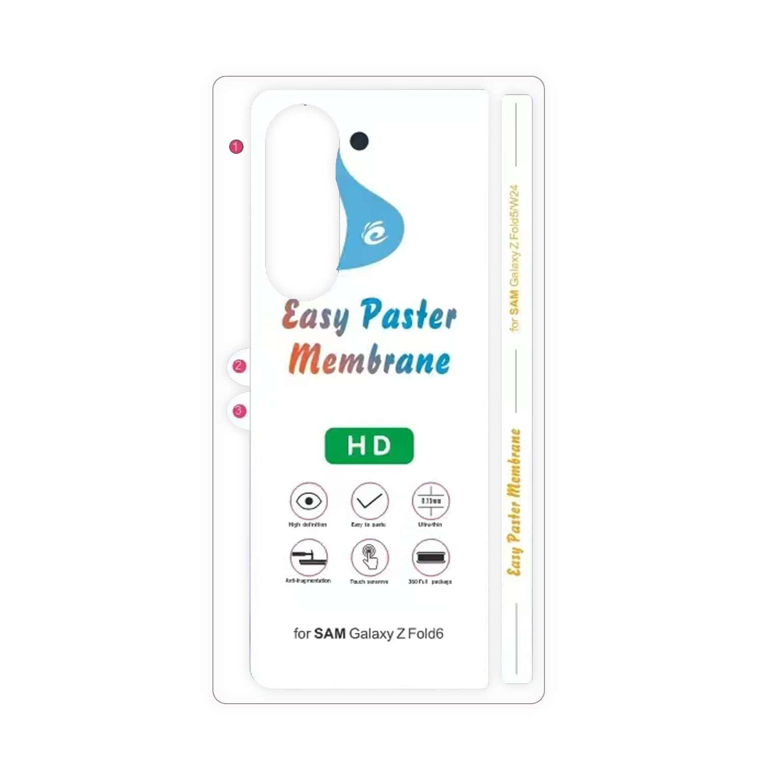 For Samsung Galaxy Z Fold 6 5 4 Z Flip 6 5 4 Fexible Membrane Scratch ResistanceTPU HD Clear Screen Protector Flim