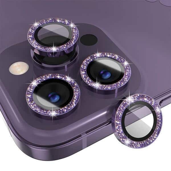 For iPhone Metal Ring Camera Lens Protector for Apple iPhone Models