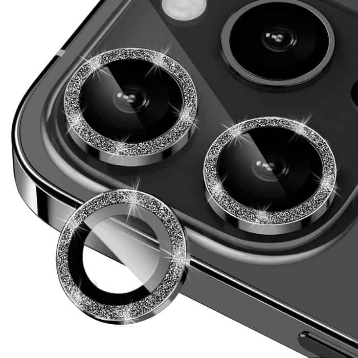 For iPhone Metal Ring Camera Lens Protector for Apple iPhone Models