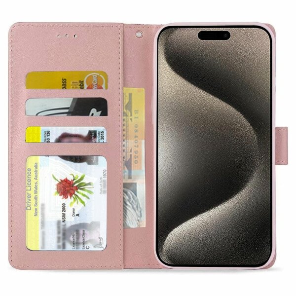 For Apple iPhone Case SupRShield Marble Painting Pattern Flip Wallet Leather Card Slots Shockproof Cover
