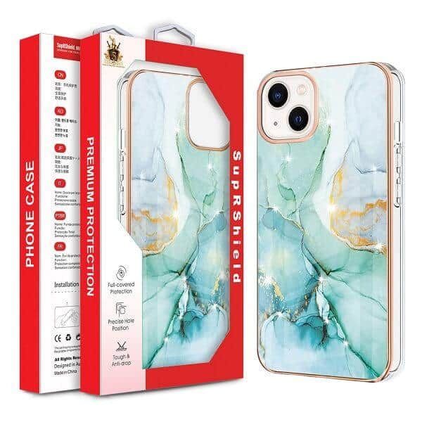 For Apple iPhone Hard back Marble Pattern Slim Design Enhanced Camera and Screen Protection Girls and Women Cover