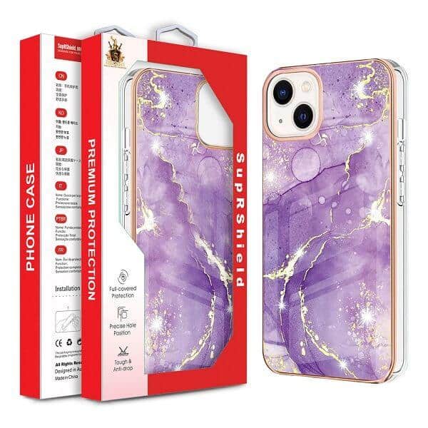 For Apple iPhone Hard back Marble Pattern Slim Design Enhanced Camera and Screen Protection Girls and Women Cover