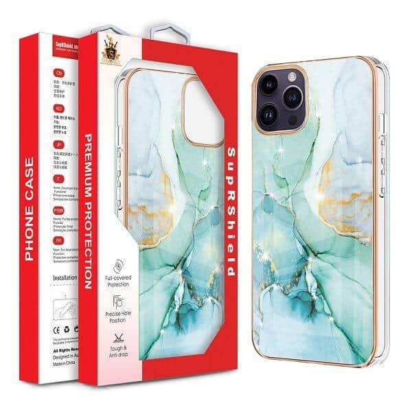 For Apple iPhone Hard back Marble Pattern Slim Design Enhanced Camera and Screen Protection Girls and Women Cover