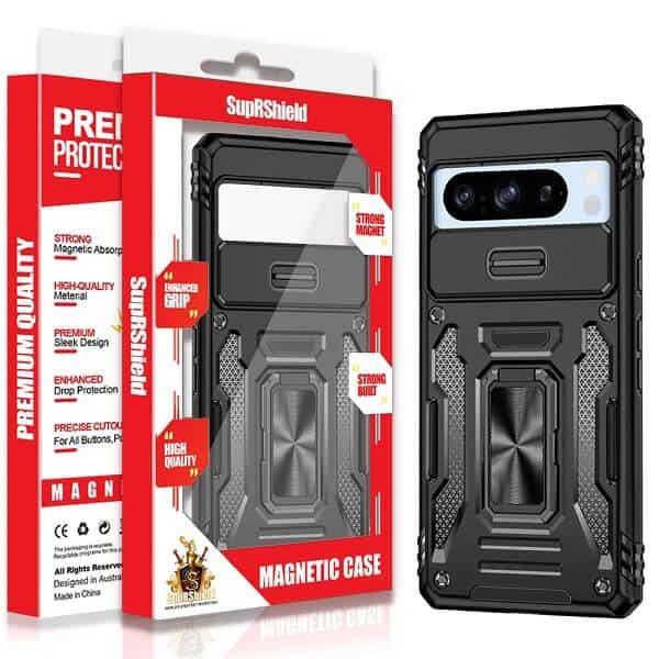 For Google Pixel Magnetic Ring Rugged Shockproof Case Heavy Duty Protective Back Cover