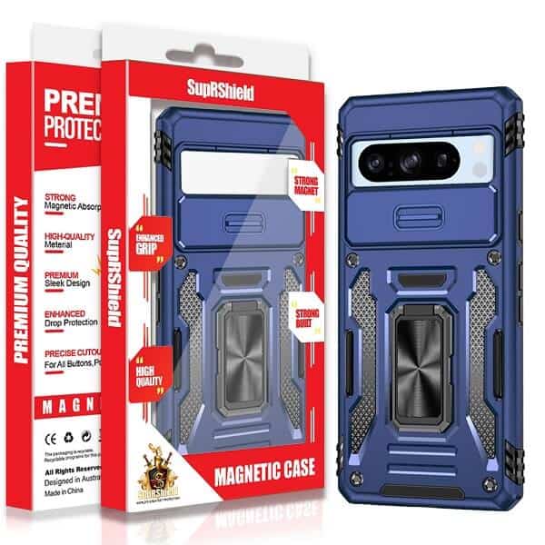 For Google Pixel Magnetic Ring Rugged Shockproof Case Heavy Duty Protective Back Cover