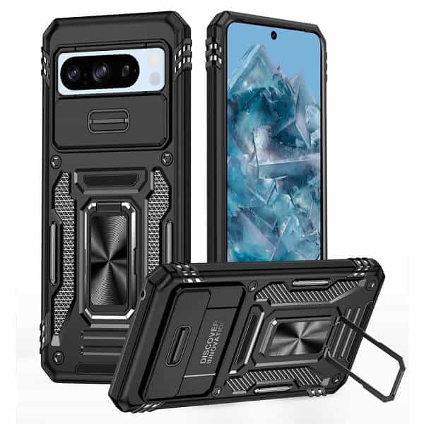 For Google Pixel Magnetic Ring Rugged Shockproof Case Heavy Duty Protective Back Cover