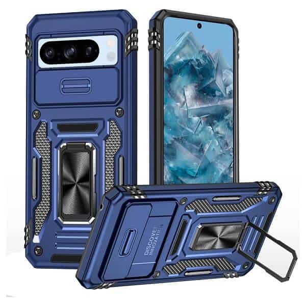 For Google Pixel Magnetic Ring Rugged Shockproof Case Heavy Duty Protective Back Cover