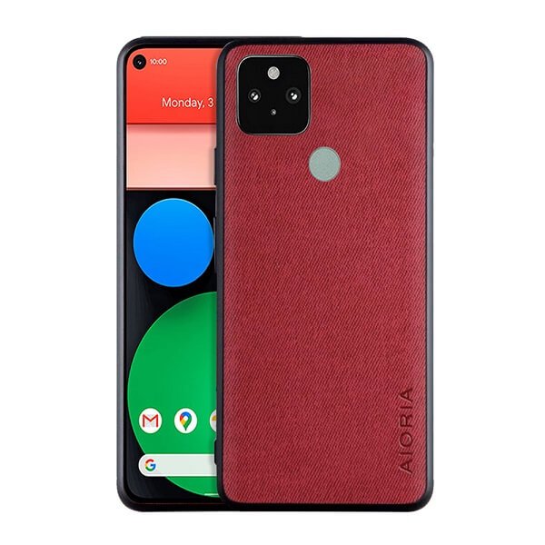 For Google Pixel AIORIA Textile Fabric Shockproof Soft TPU Heavy Duty Slim Back Case Cover
