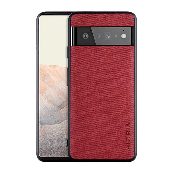 For Google Pixel AIORIA Textile Fabric Shockproof Soft TPU Heavy Duty Slim Back Case Cover