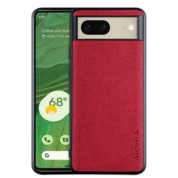 For Google Pixel AIORIA Textile Fabric Shockproof Soft TPU Heavy Duty Slim Back Case Cover
