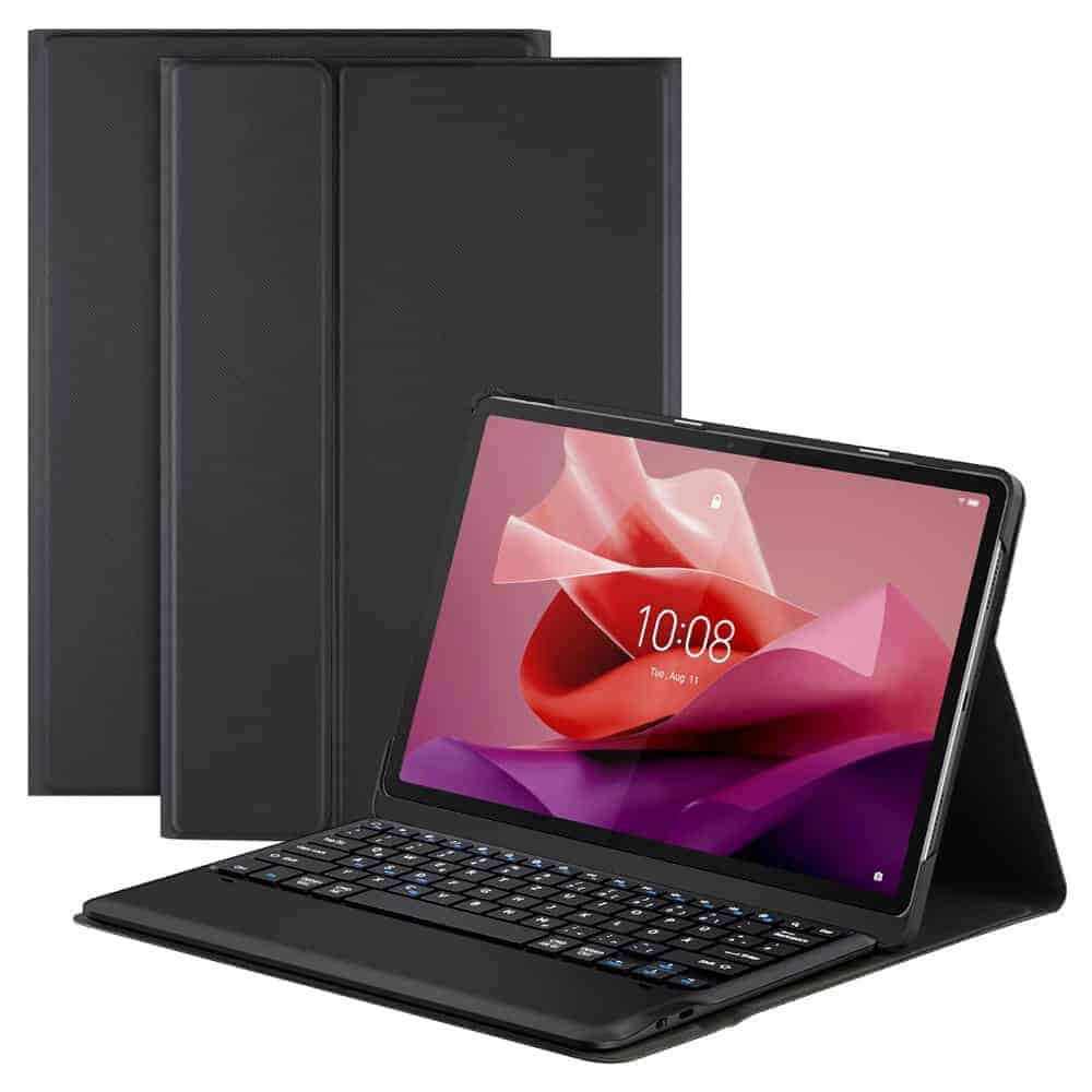 Wireless Bluetooth Keyboard Case Folio Leather Smart Stand Cover For Lenovo Tab All Models