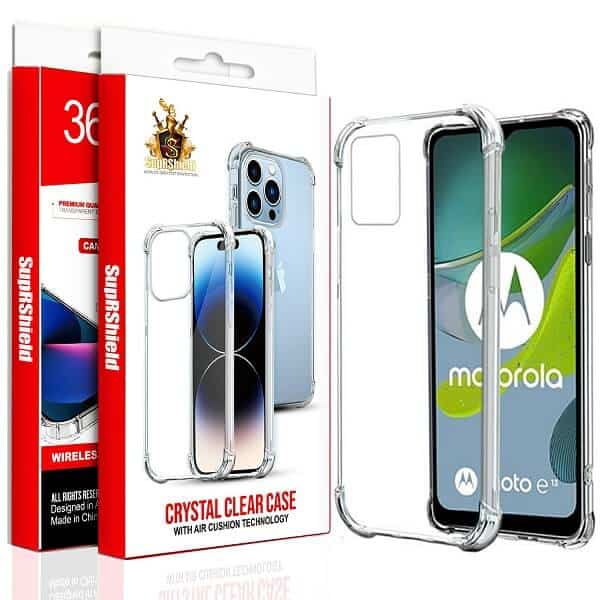 For Motorola Moto SupRShield Heavy Duty Soft Clear Shockproof Case Cover