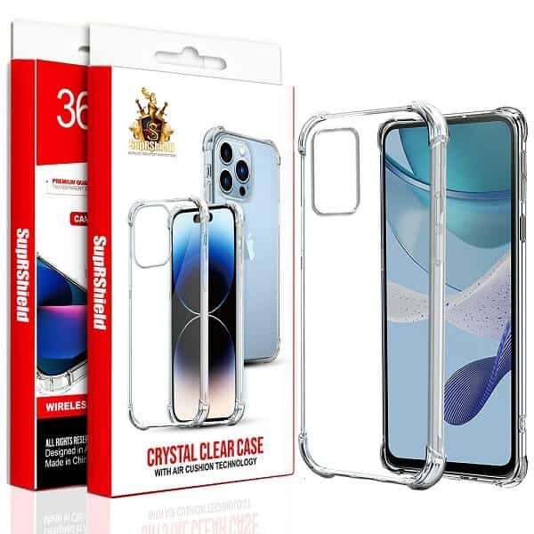 For Motorola Moto SupRShield Heavy Duty Soft Clear Shockproof Case Cover