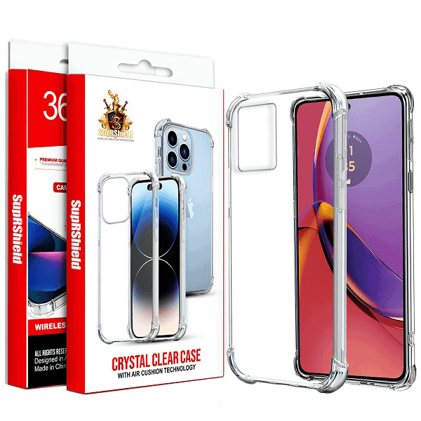 For Motorola Moto SupRShield Heavy Duty Soft Clear Shockproof Case Cover