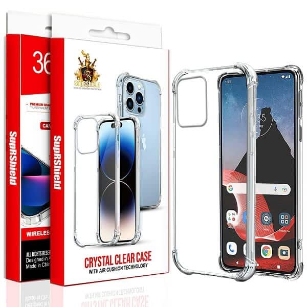 For Motorola Moto SupRShield Heavy Duty Soft Clear Shockproof Case Cover
