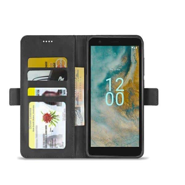 For Nokia SupRShield Wallet Leather Card Holder Protective Shockproof Case Cover