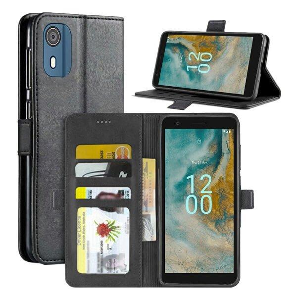 For Nokia SupRShield Wallet Leather Card Holder Protective Shockproof Case Cover