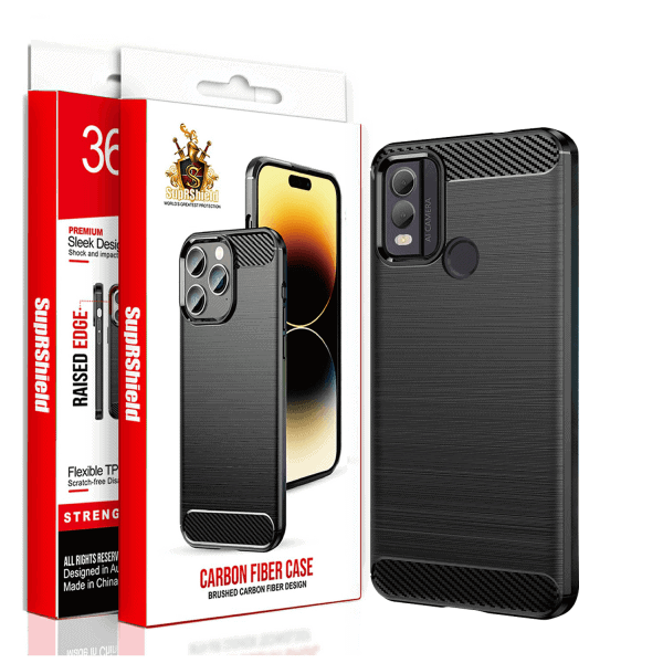 For Nokia C22 SupRShield Case Shockproof Heavy Duty Rugged Anti Knock Back Cover (Black) (1)