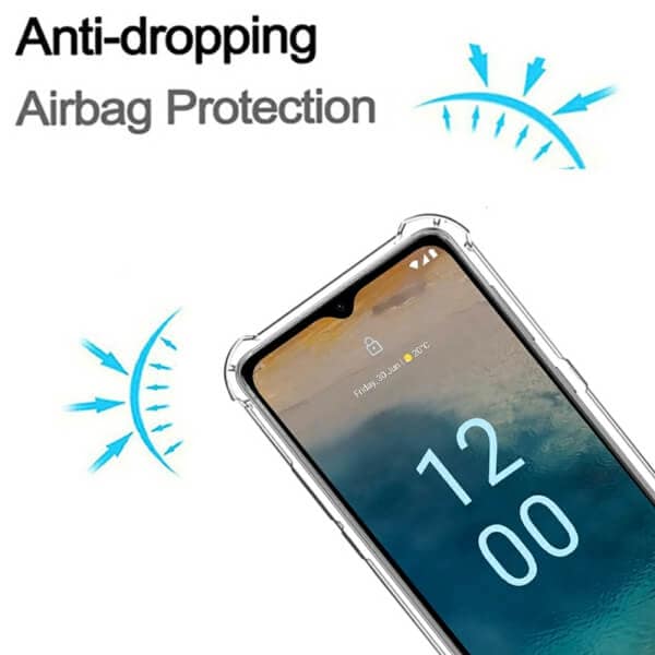 For Nokia Clear Case Shockproof Heavy Duty Gel Air Cushion Cover