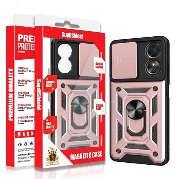 For Oppo Magnetic Ring Rugged Shockproof Case Heavy Duty Protective Back Cover