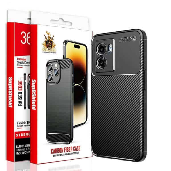 For Oppo Case Shockproof Heavy Duty Rugged Anti Knock Back Cover (Black)