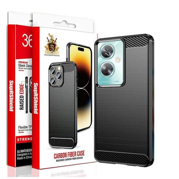 For Oppo Case Shockproof Heavy Duty Rugged Anti Knock Back Cover (Black)