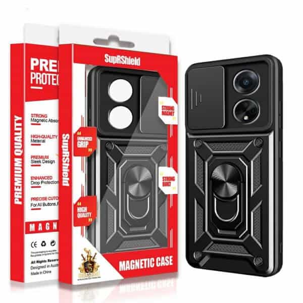 For Oppo Magnetic Ring Rugged Shockproof Case Heavy Duty Protective Back Cover