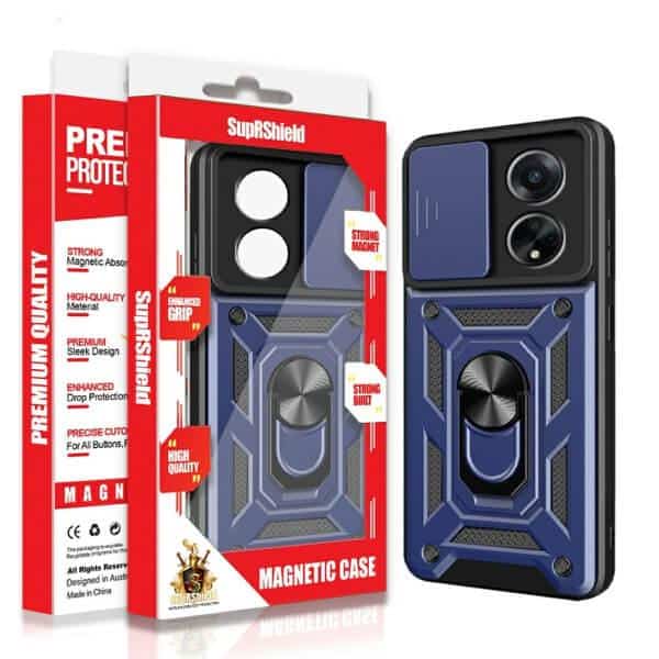 For Oppo Magnetic Ring Rugged Shockproof Case Heavy Duty Protective Back Cover