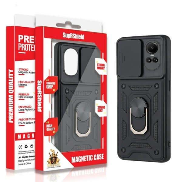 For Oppo Magnetic Ring Rugged Shockproof Case Heavy Duty Protective Back Cover