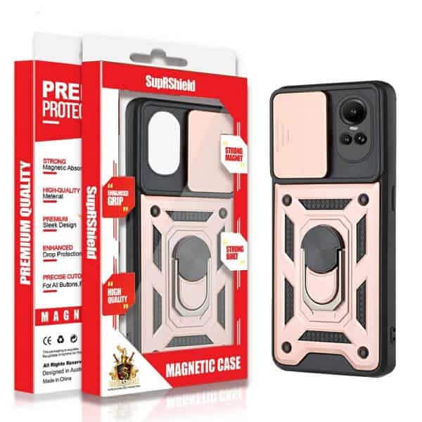 For Oppo Magnetic Ring Rugged Shockproof Case Heavy Duty Protective Back Cover