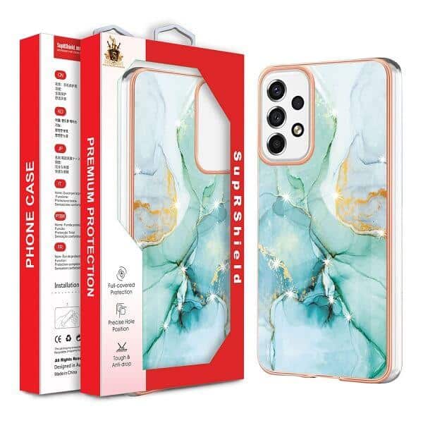 For Samsung Galaxy A Series Hard back Marble Pattern Slim Design Enhanced Camera and Screen Protection Girls and Women Cover