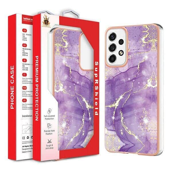 For Samsung Galaxy A Series Hard back Marble Pattern Slim Design Enhanced Camera and Screen Protection Girls and Women Cover