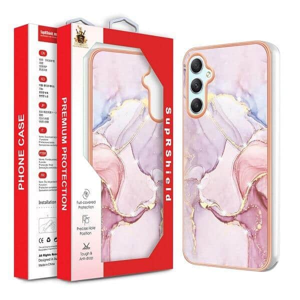 For Samsung Galaxy A Series Hard back Marble Pattern Slim Design Enhanced Camera and Screen Protection Girls and Women Cover
