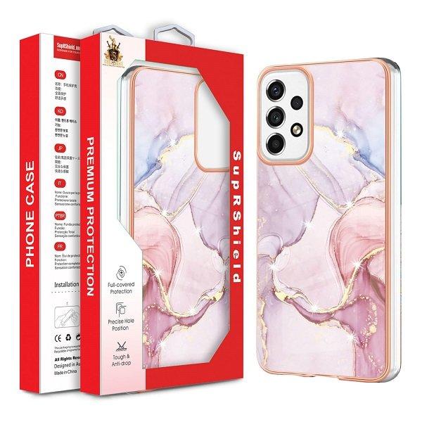 For Samsung Galaxy A Series Hard back Marble Pattern Slim Design Enhanced Camera and Screen Protection Girls and Women Cover