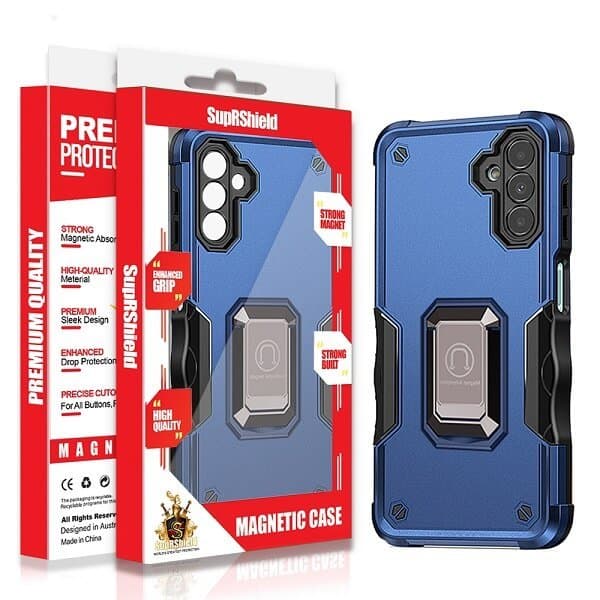 For Samsung Galaxy Magnetic Ring Rugged Shockproof Case Heavy Duty Protective Back Cover