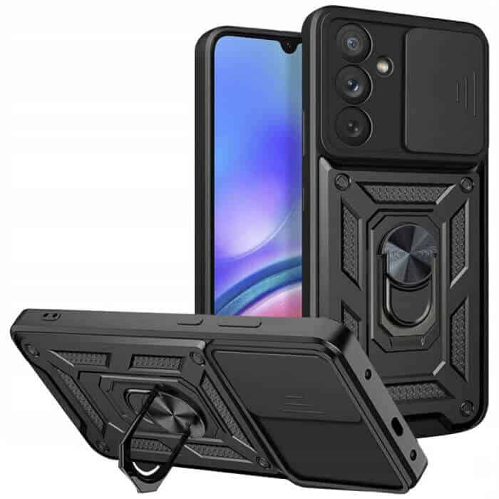 For Samsung Galaxy Magnetic Ring Rugged Shockproof Case Heavy Duty Protective Back Cover