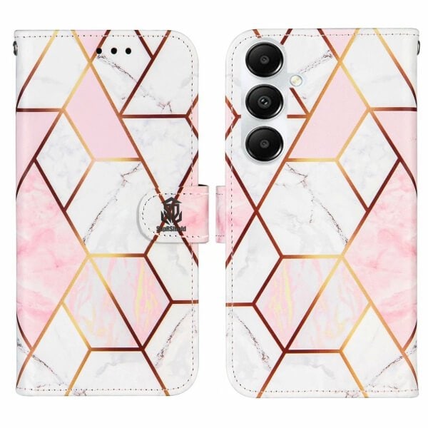 For Samsung Galaxy A05S/A15/A25/A35/A55 Case SupRShield Marble Painting Pattern Flip Wallet Leather Card Slots Shockproof Cover