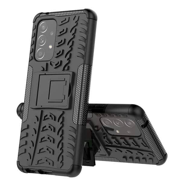For Samsung Galaxy A13 4G Heavy Duty Case Shockproof Rugged Protective Cover (Black)