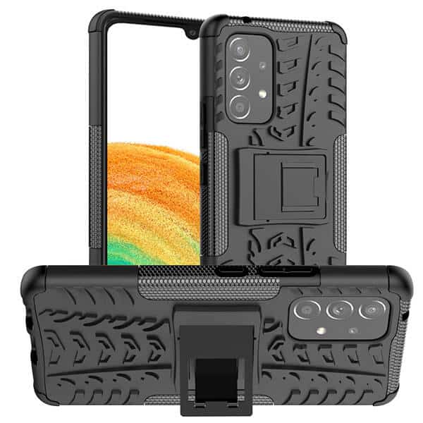 For Samsung Galaxy A33 5G Heavy Duty Case Shockproof Rugged Protective Cover (Black)