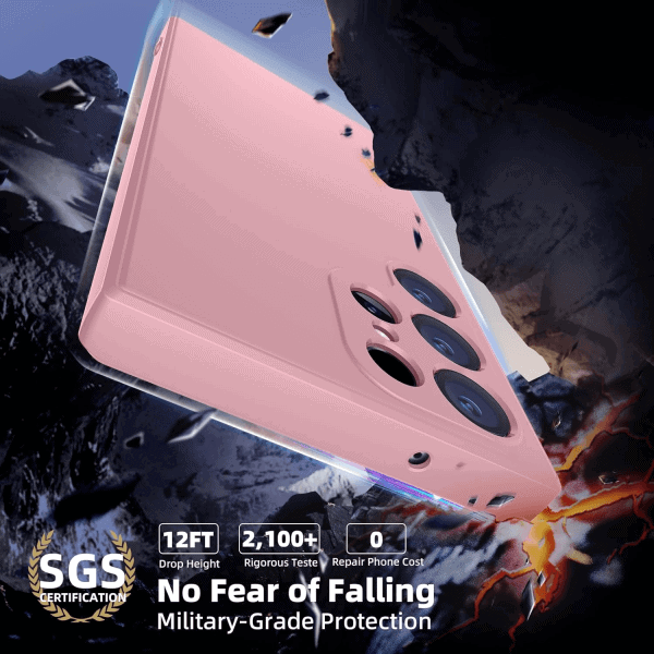 For Samsung Galaxy MagSafe Magnetic Silicone Silky Soft Touch Full Protective Anti Scratch Case Cover