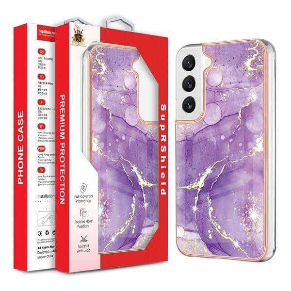 For Samsung Galaxy S Series Case Hard back Marble Pattern Slim Design Enhanced Camera and Screen Protection Girls and Women Cover